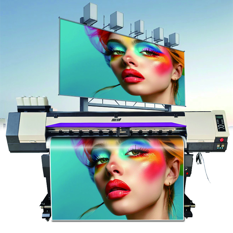 Commercial Vinyl Printing Machine - طابعة سانتوس 1.6 متر إيكو سولفنت
