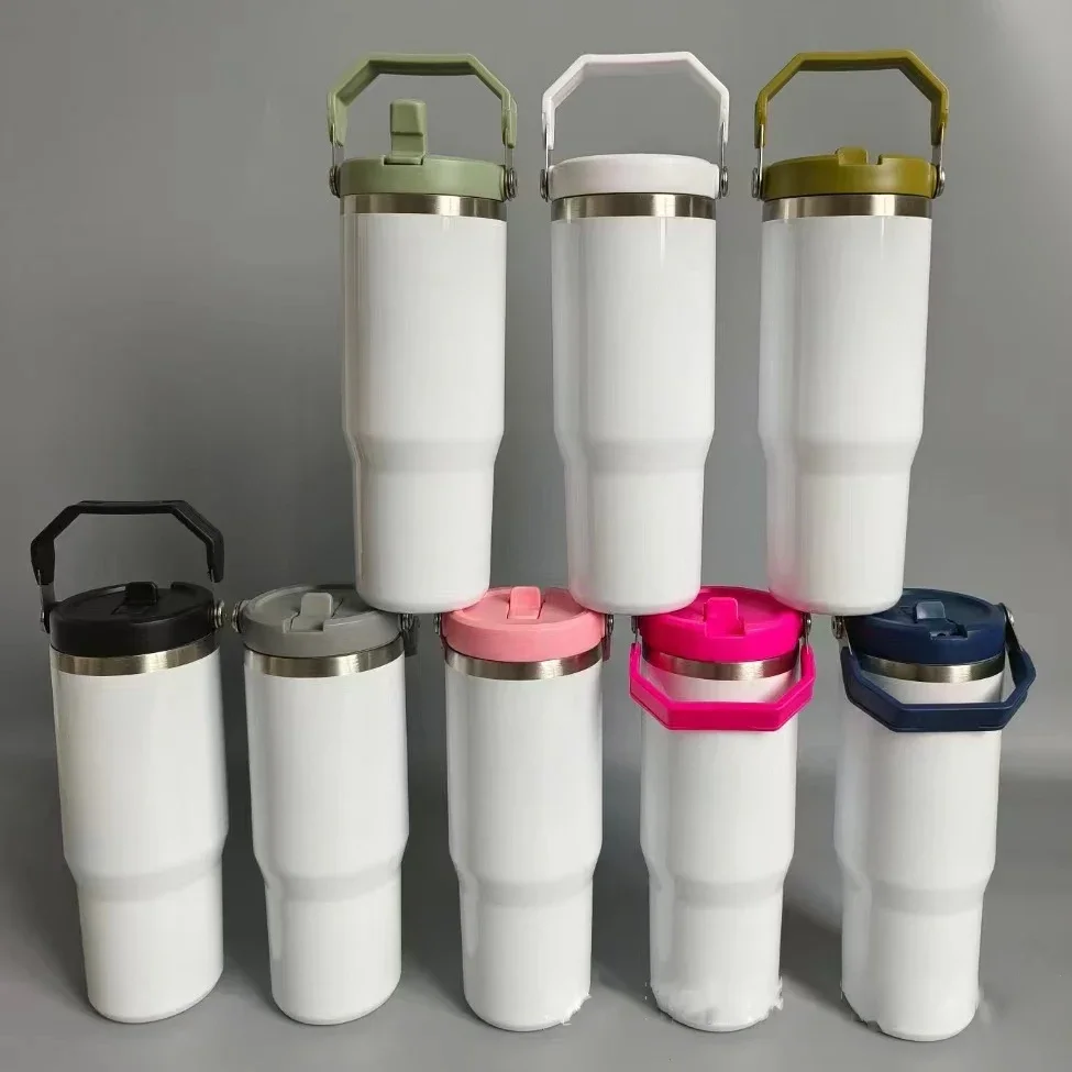 Sublimation Mug Blank - 30OZ التسامي فارغة بهلوان جدار مزدوج