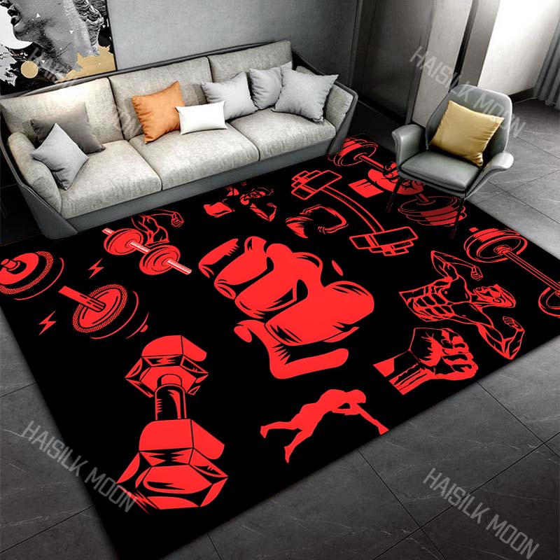 سجادة بتصميم أيقونات اللياقة ا - مراجعة Commercial Printing Icon وسعره