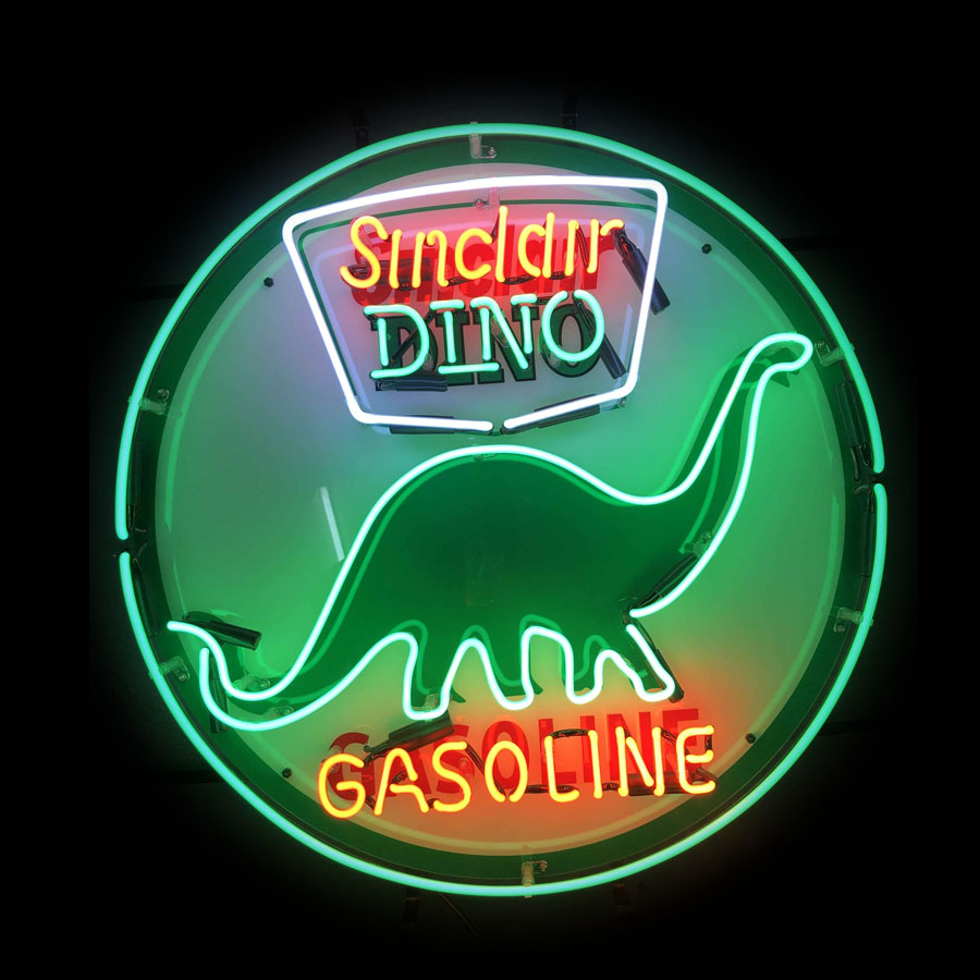 لافتة نيون سينكلير دينو للبنزي - مراجعة Commercial Printing Icon وسعره