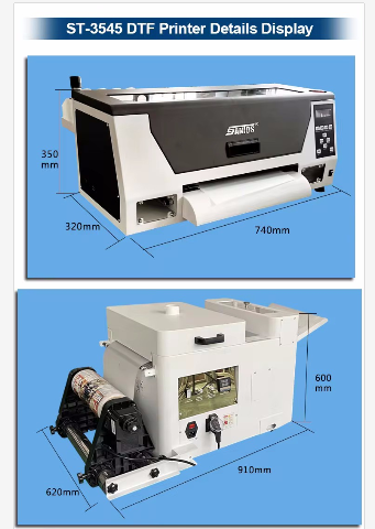 طابعة DTF مكتبية A3 برأس طباعة - مراجعة Commercial Printing Machine Cost وسعره