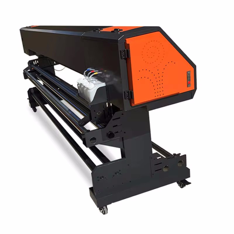 1.8 متر طابعة الراسمة الفينيل  - مراجعة Commercial Vinyl Printing Machine وسعره
